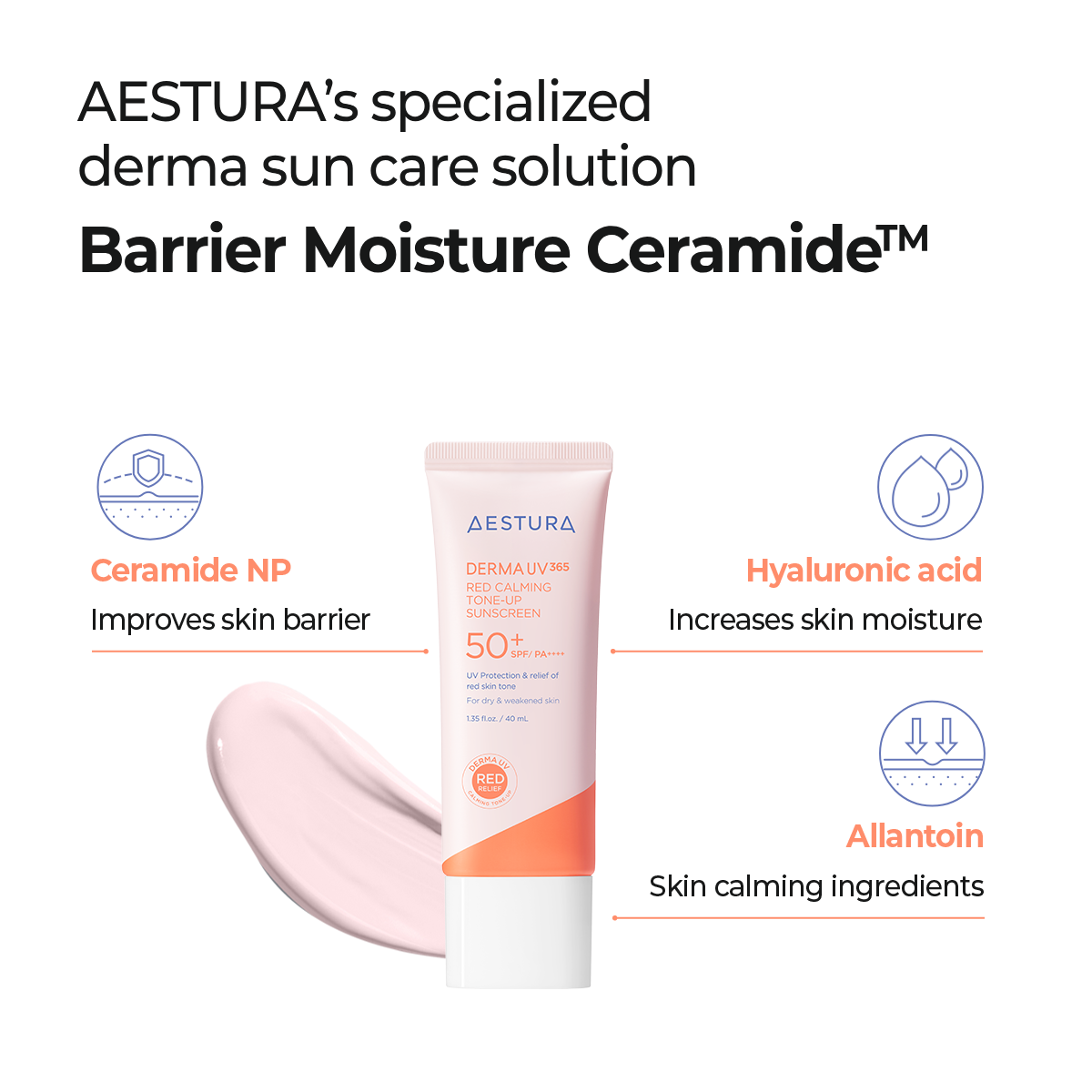 DERMA UV365 Red Calming Tone-up Sunscreen